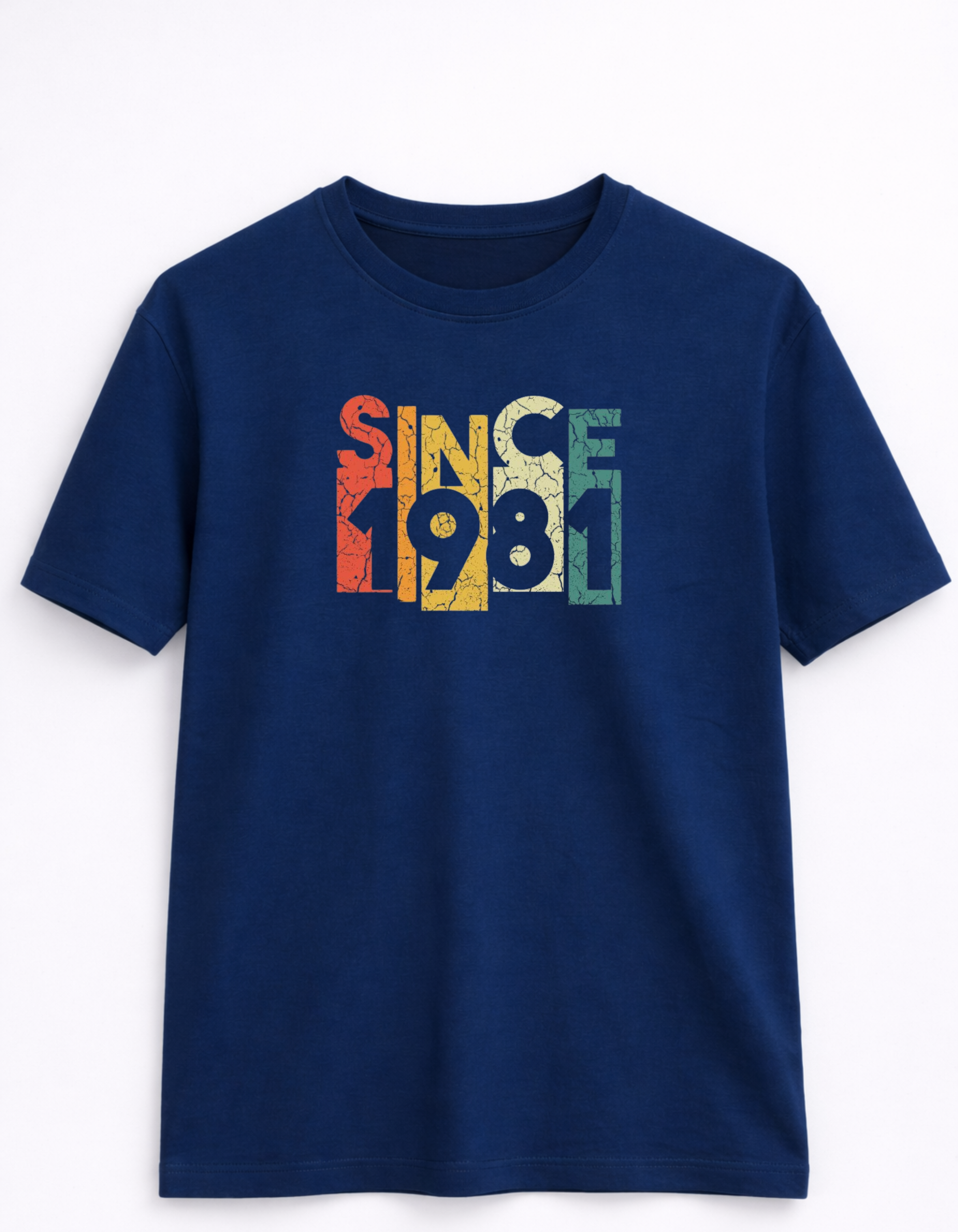 MİNBLU 1981 Temalı İndigo Tişört