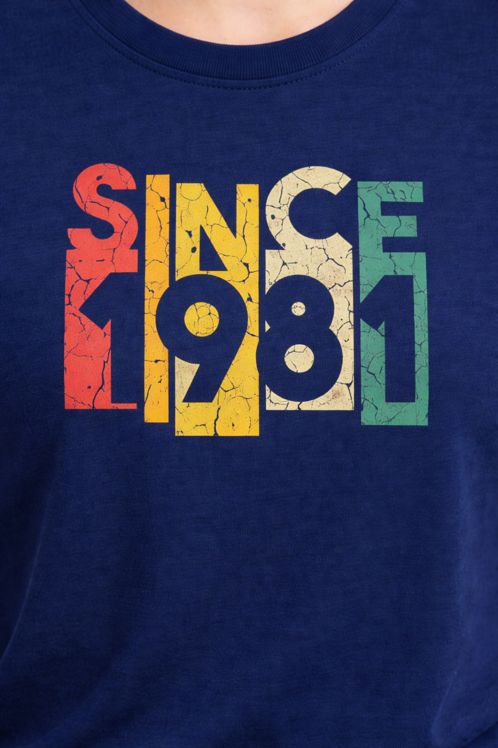 MİNBLU 1981 Temalı İndigo Tişört