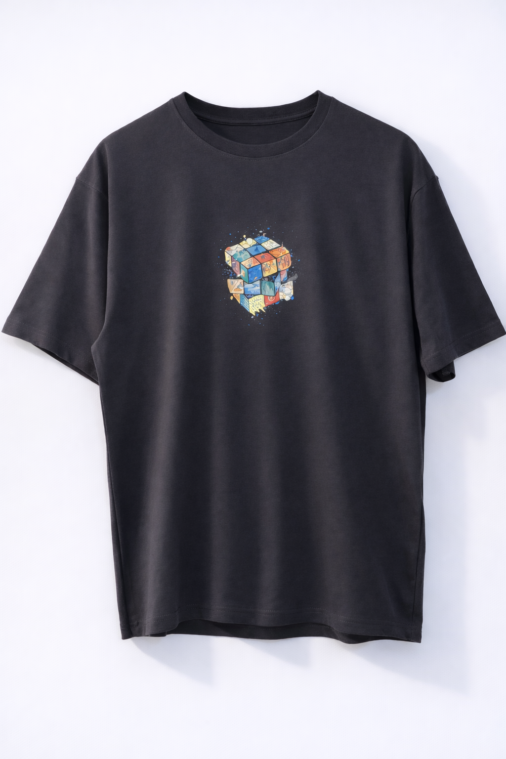 MİNBLU Küp Desenli Füme Tişört