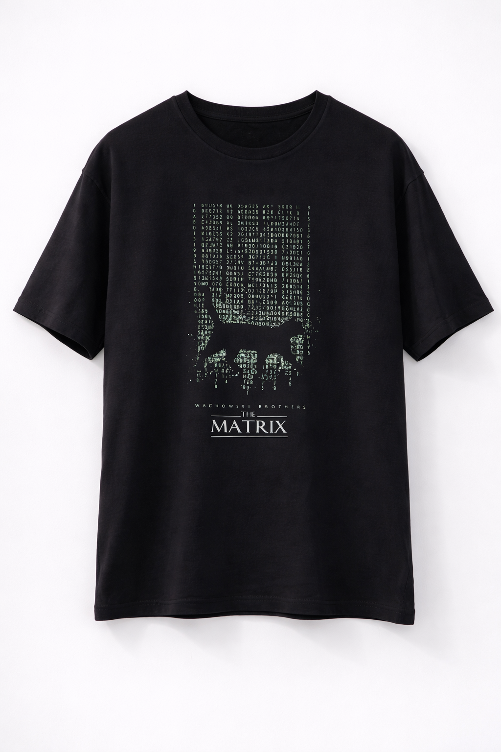 MİNBLU Matrix Baskılı Siyah Tişört