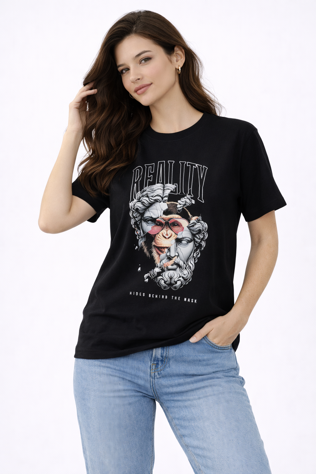MİNBLU Reality Monkey Temalı Tişört
