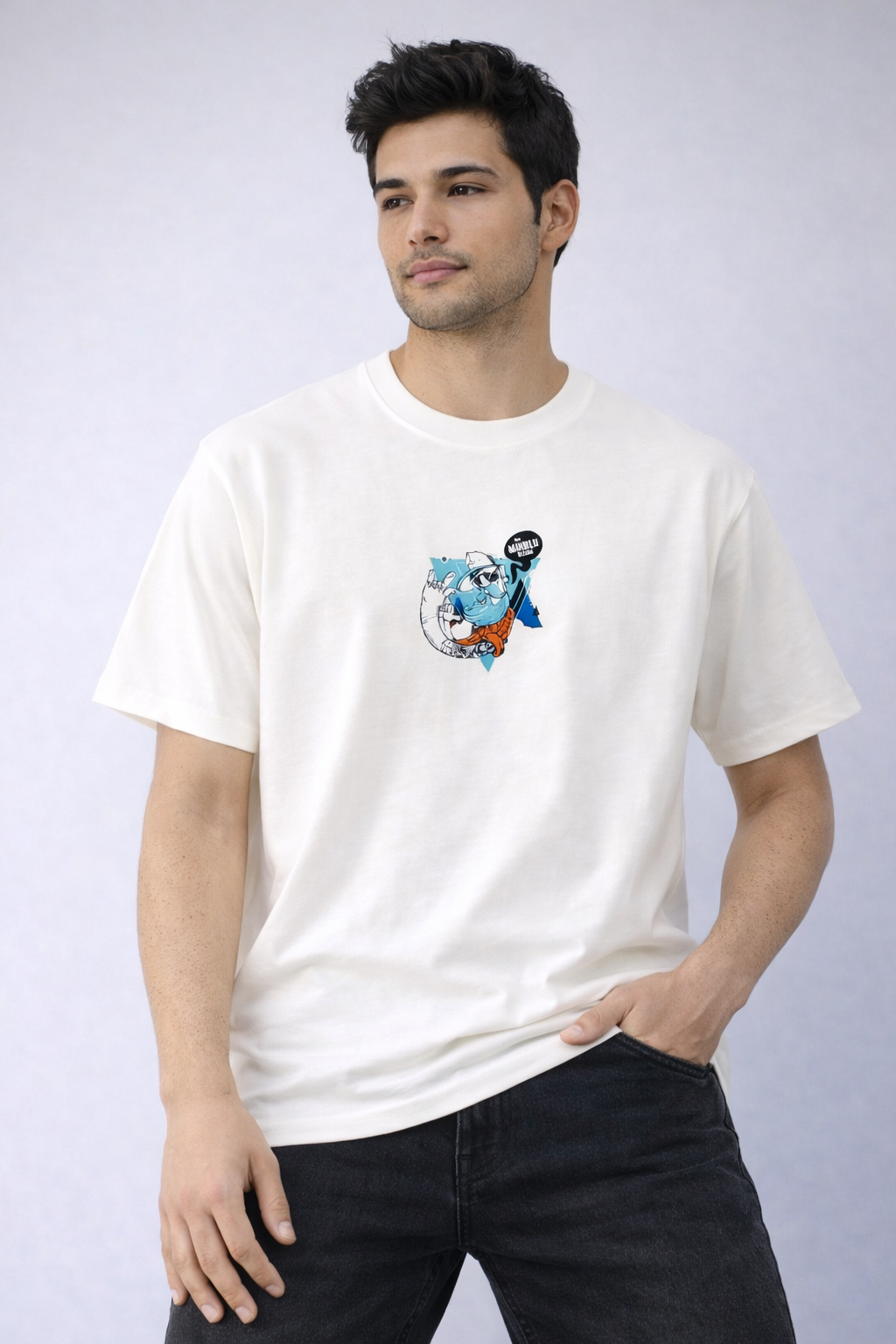 MİNBLU MimDesing Ekru Tişört