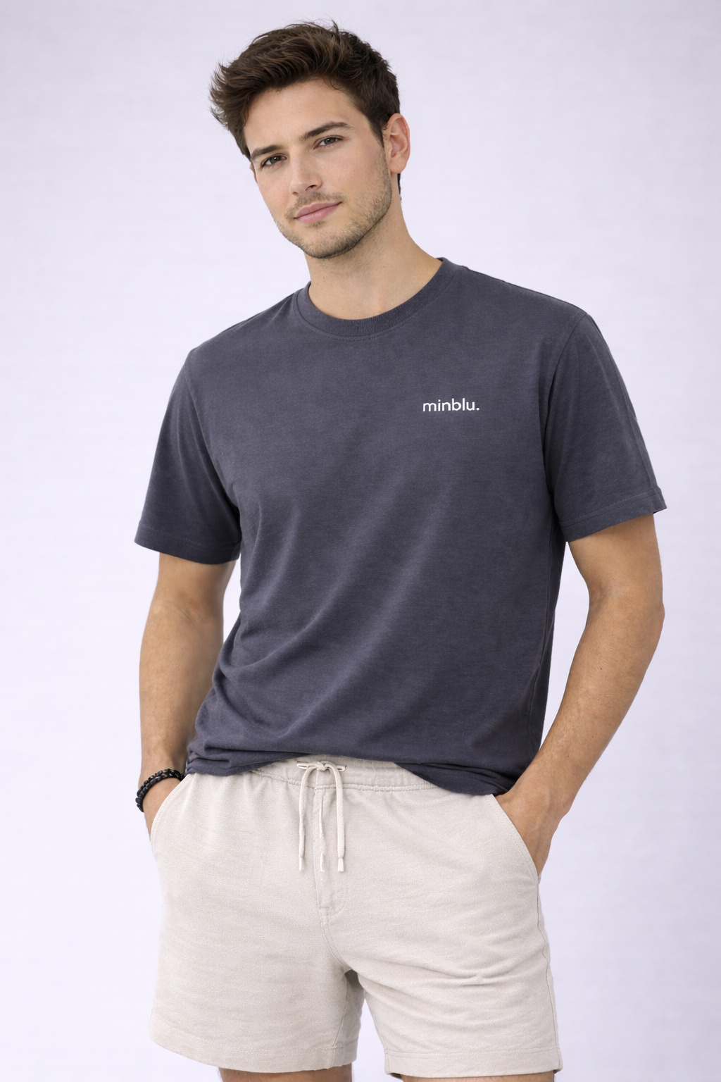 MİNBLU Ay Tema Füme Tişört