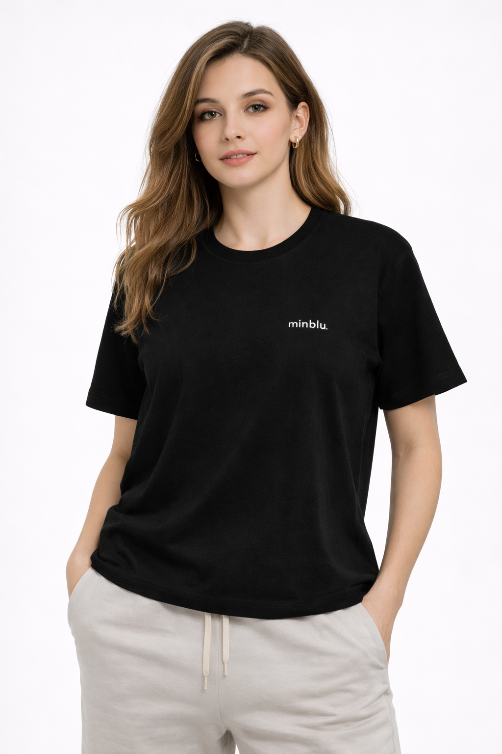 MİNBLU Regular Fit Stil Cat Baskılı Tişört