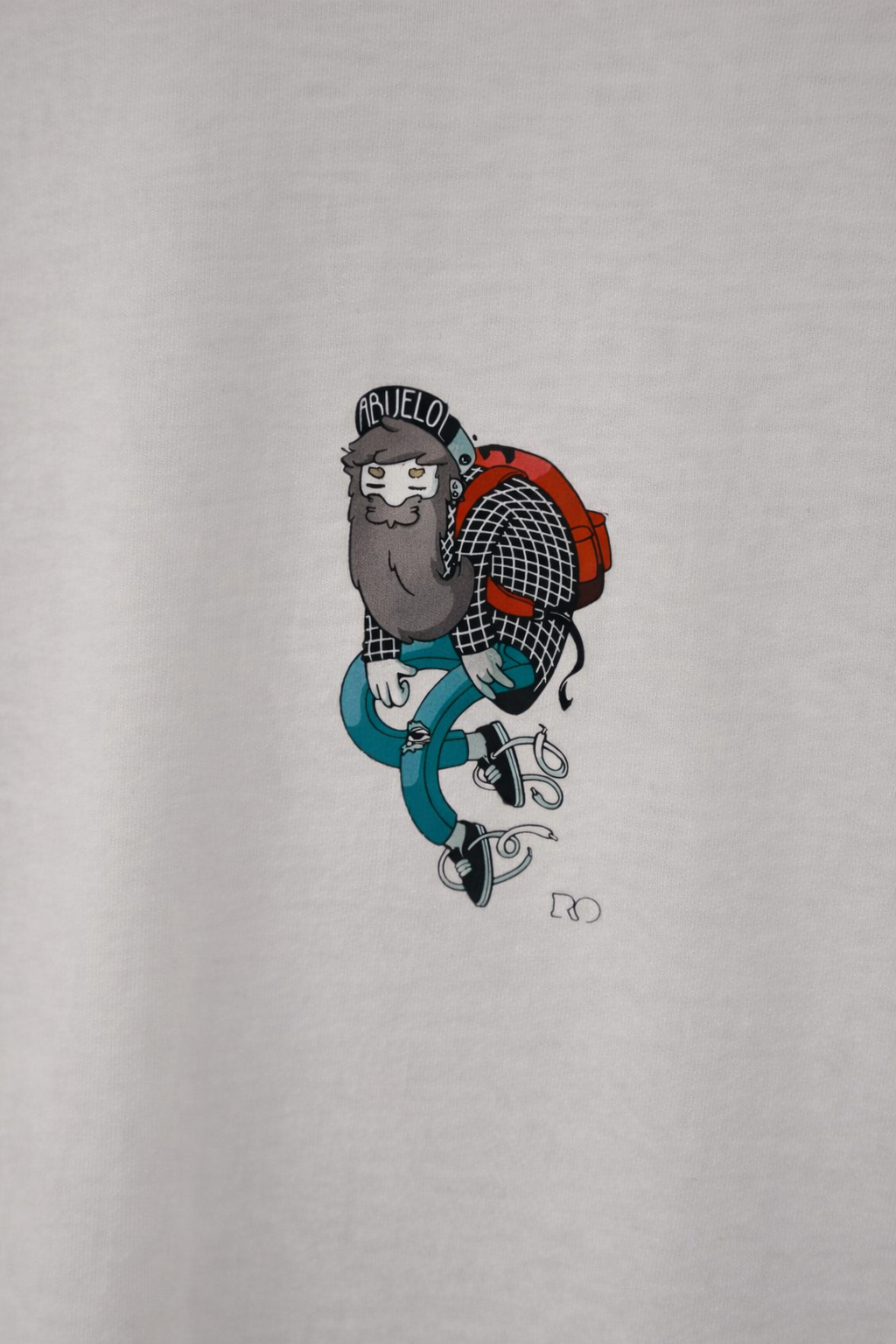 MİNBLU Gezgin Baskılı Ekru(Açık Krem) Tişört