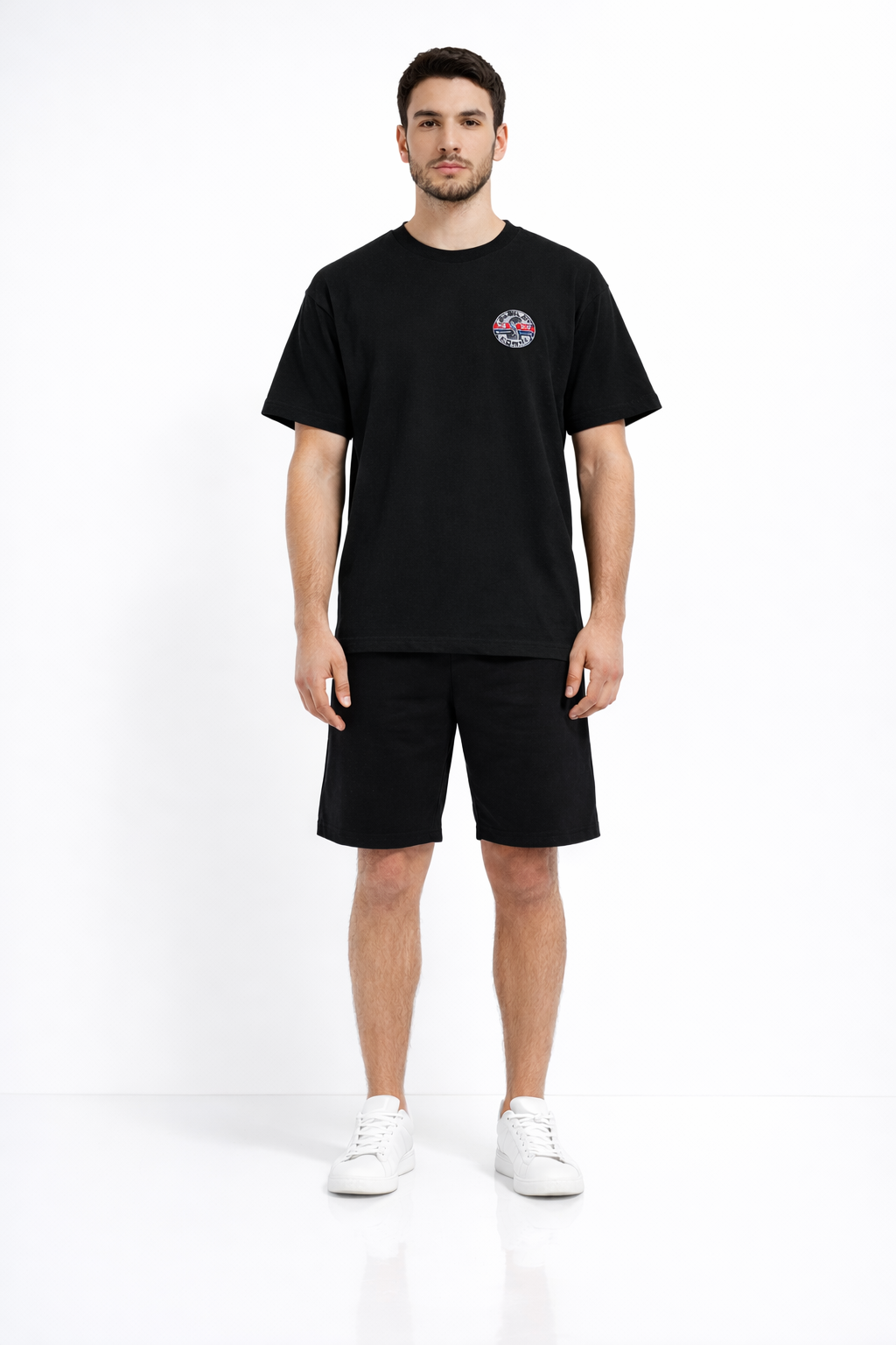 MİNBLU Cobra Baskılı Siyah Tişört