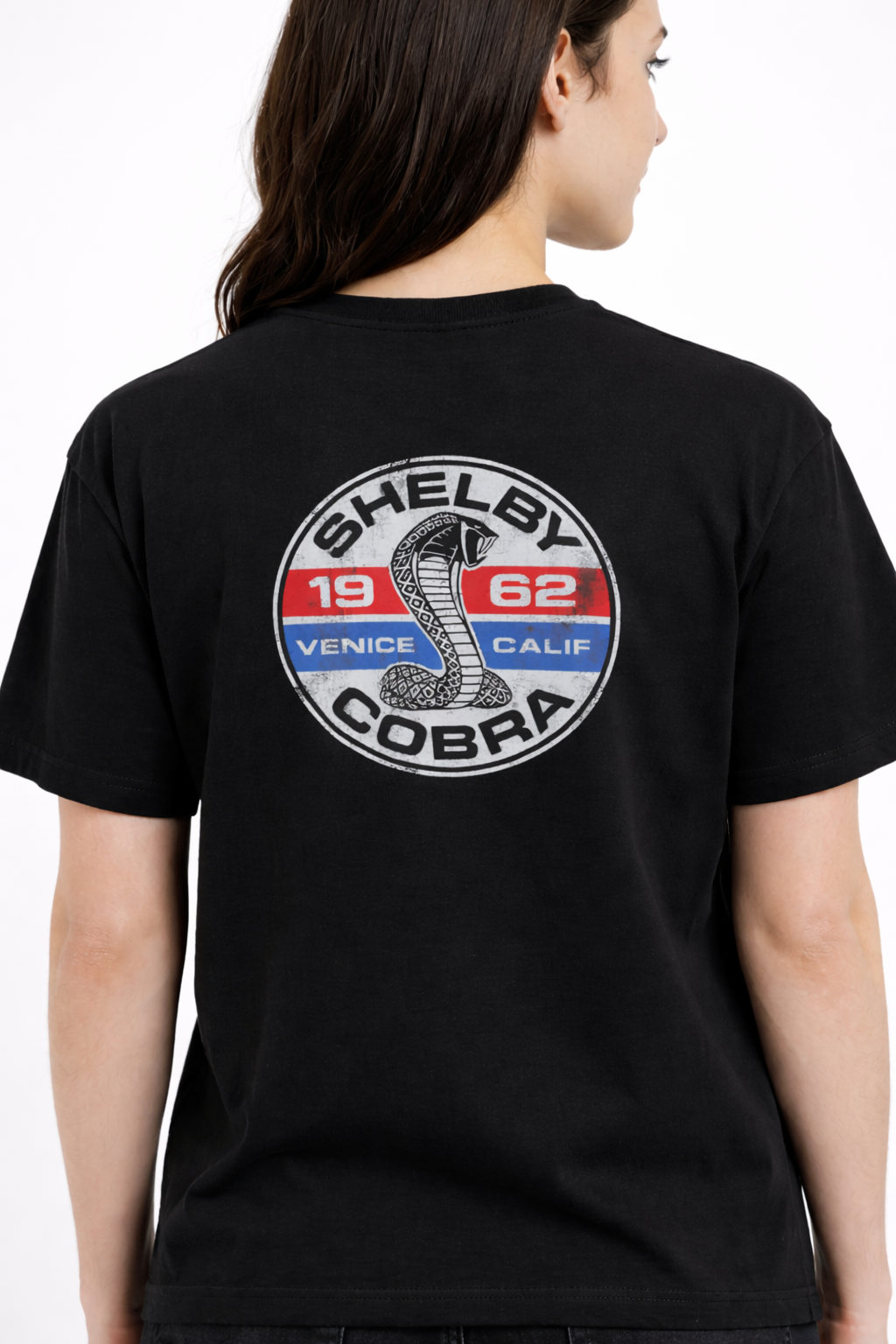 MİNBLU Cobra Baskılı Siyah Tişört